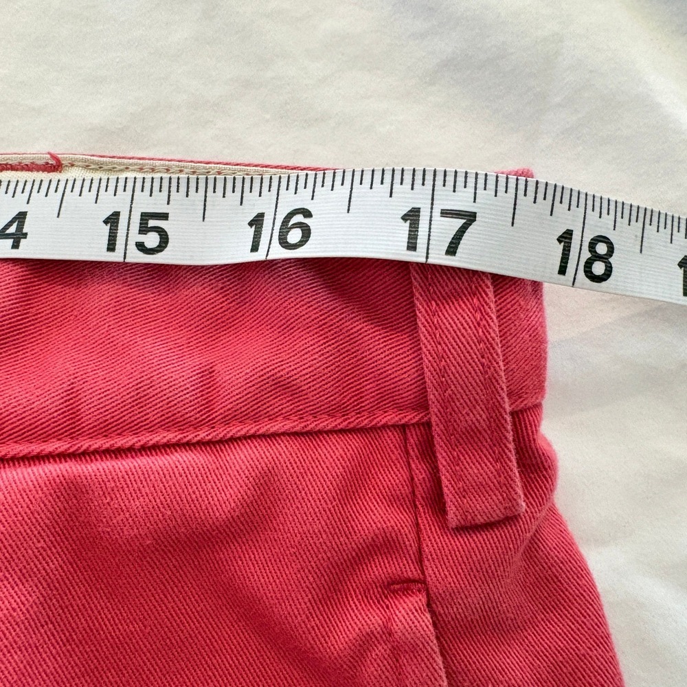 Polo Ralph Lauren Tyler Short Mens 36 Red Pleated Chino Shorts 100% Cotton Bold - Picture 7 of 9